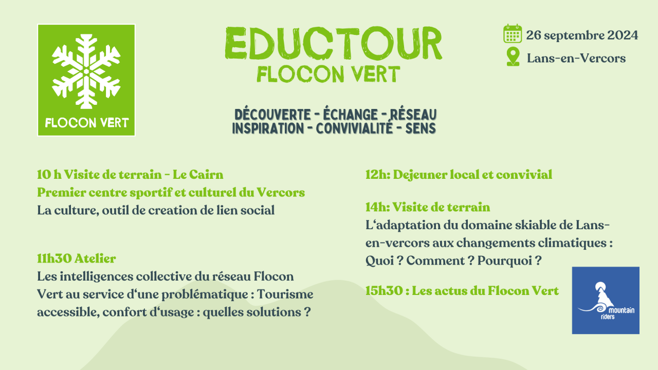 Eductour Flocon Vert - Mountain Riders